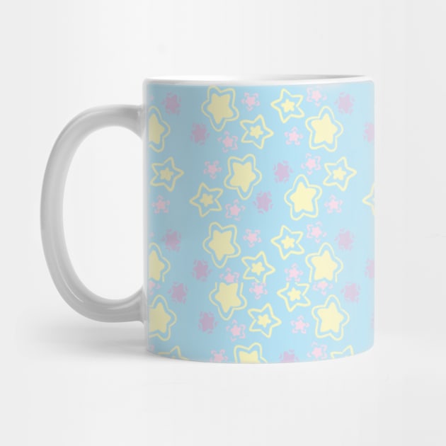 Pastel Stars Pattern by SaganPie